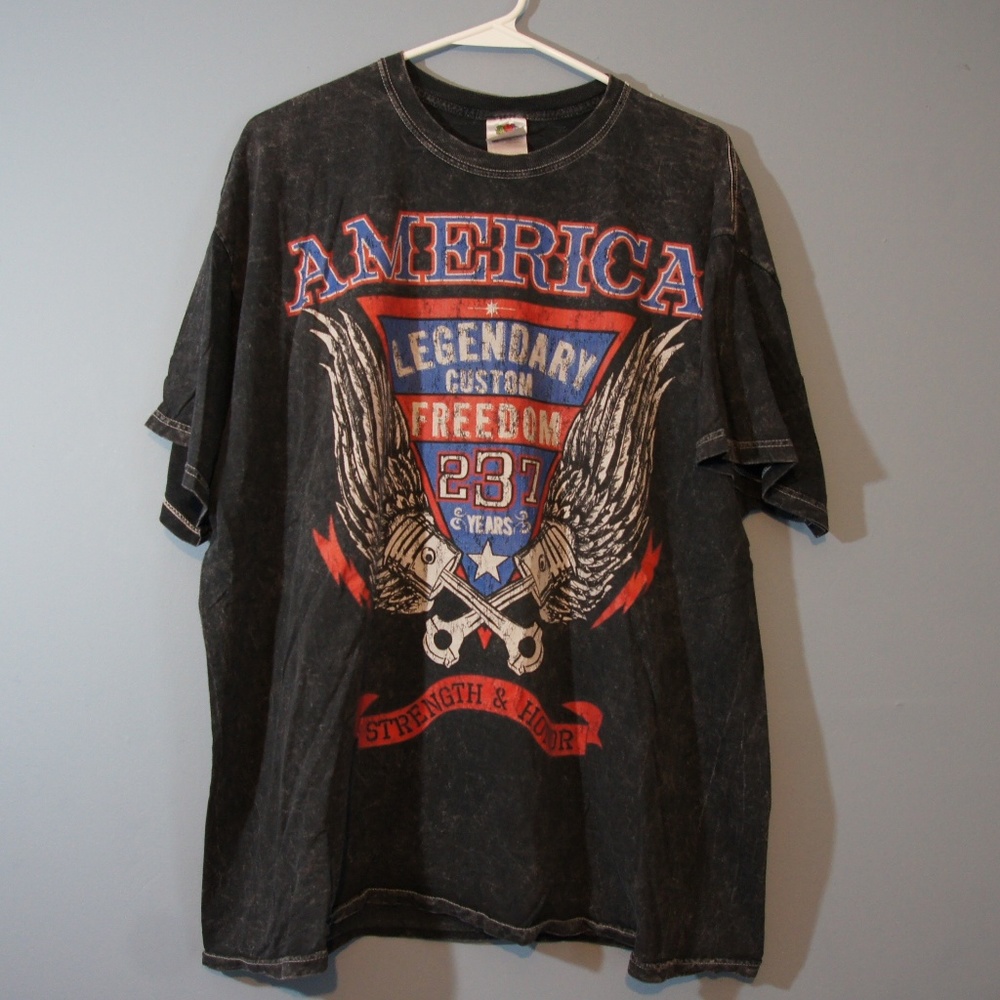 Double Sided America USA Tee *4 for $25